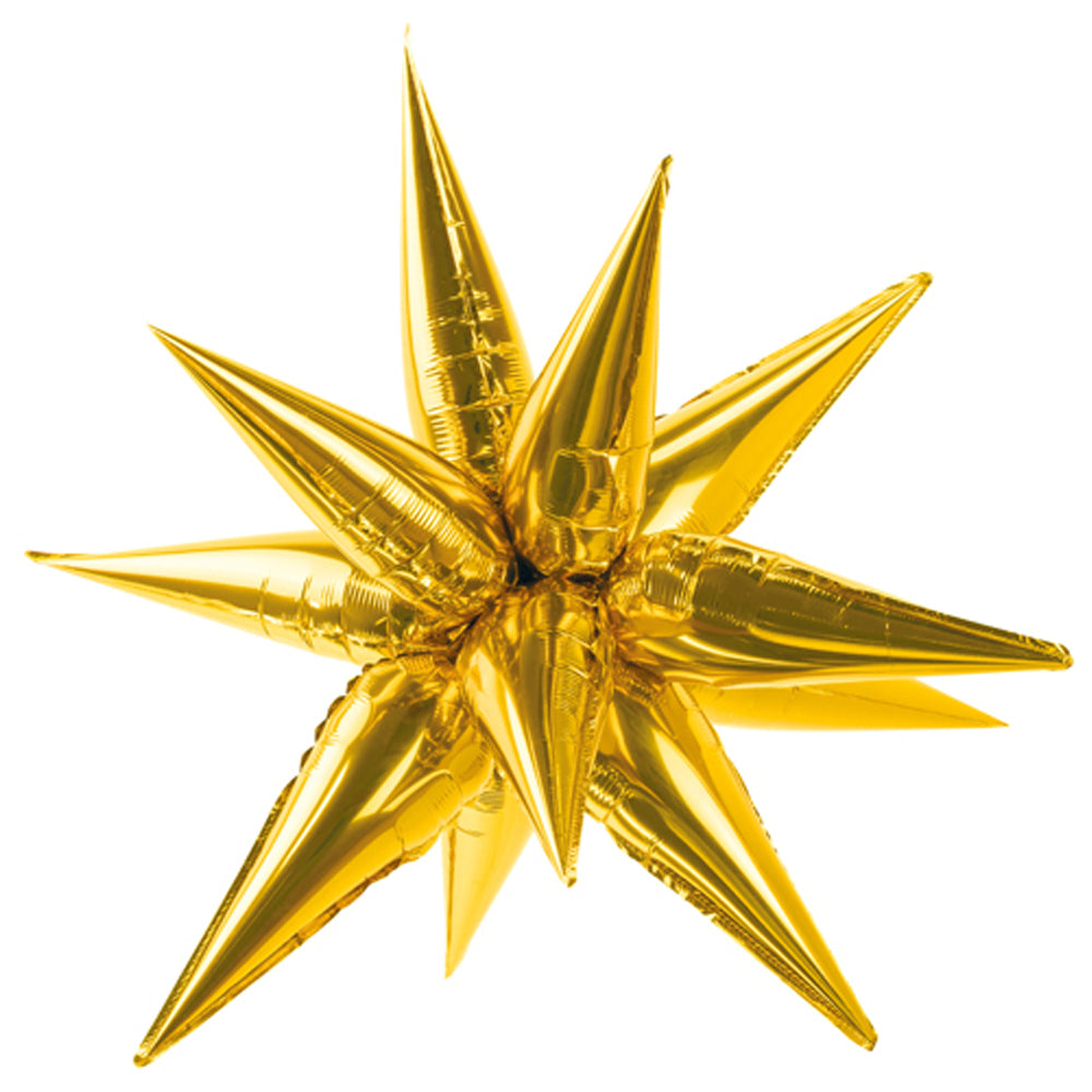 Gold Star 3D Foil Balloon