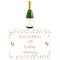 Golden Anniversary Personalised Wine Bottle Labels - Pack of 4
