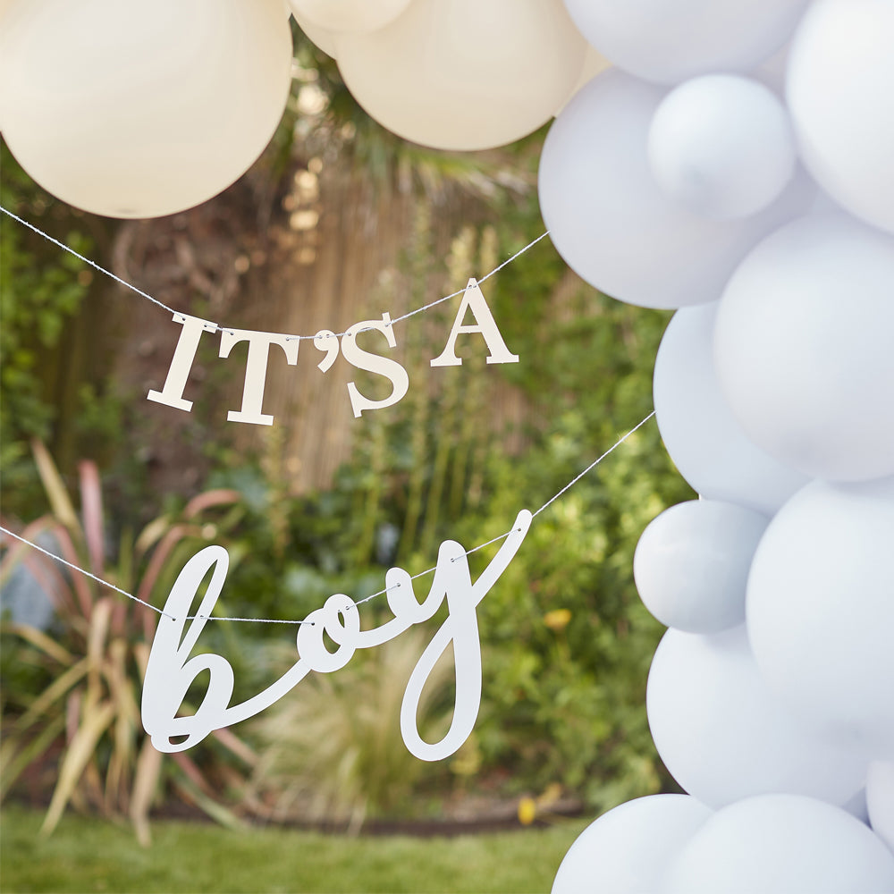It's a Boy Baby Shower Bunting -1.5m