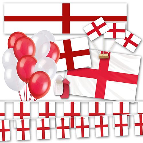 England St George's Flag Decoration Pack