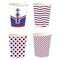 Red, White and Blue Jubilee Paper Cups - 250ml - Pack of 8