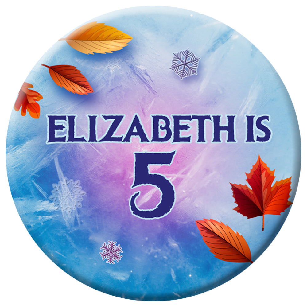 Personalised Let It Go Badge - 58mm
