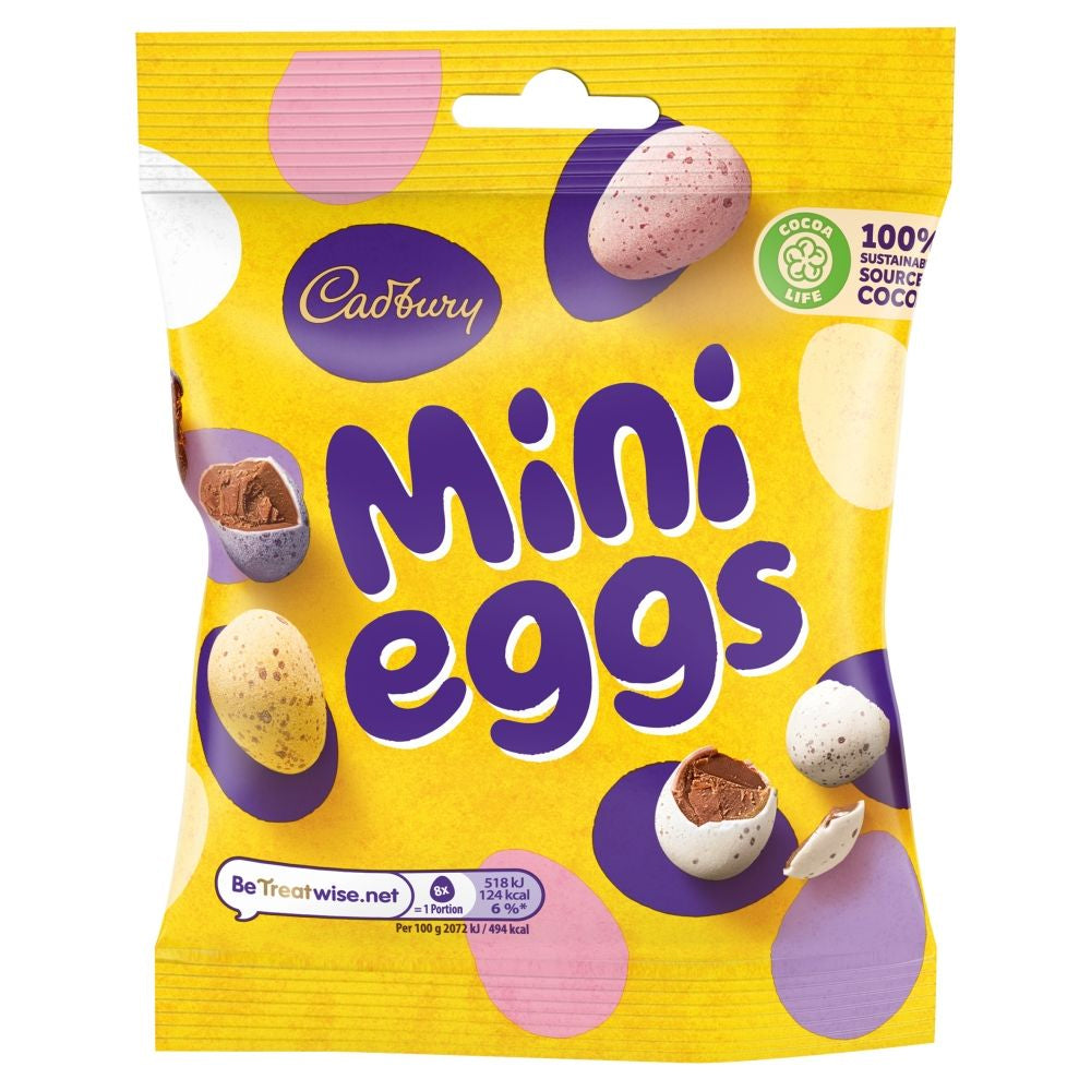 Cadbury Mini Eggs Bag 80g Party Packs