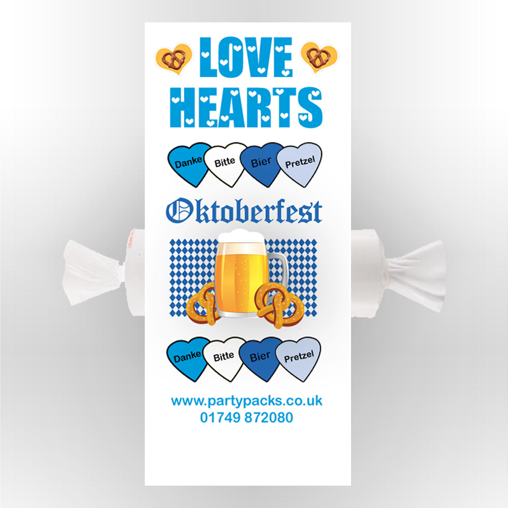 Oktoberfest Love Heart Sweets Kit- Pack of 30