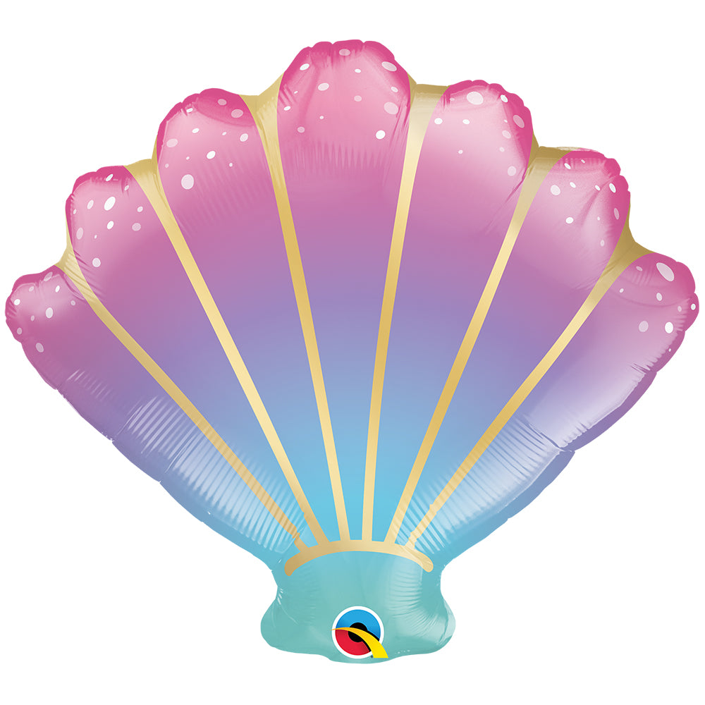 Ombre Seashell Foil Balloon - 21"