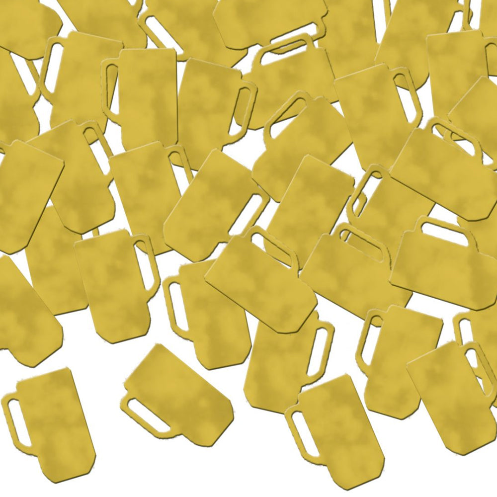 Gold Beer Mugs Confetti - 28g
