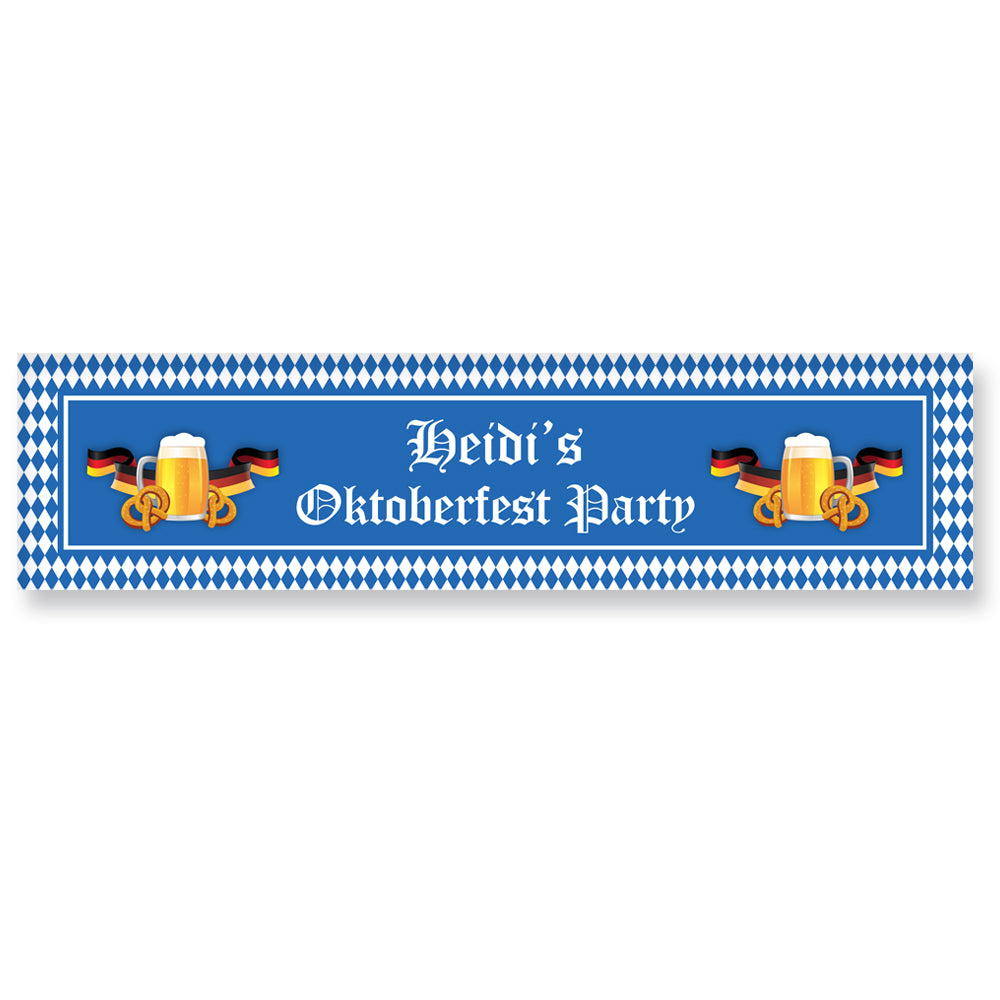 Oktoberfest Personalised Banner - 1.2m