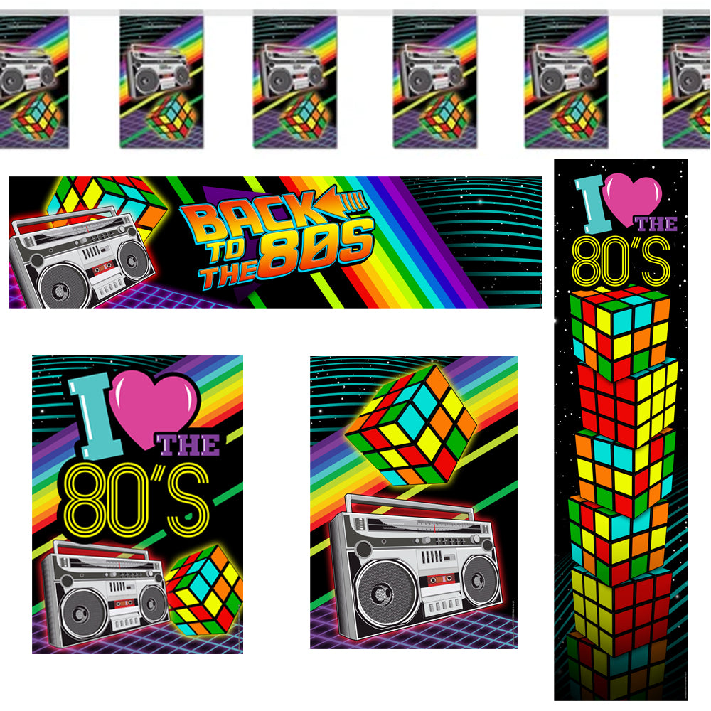 Back to the 80's Decoration Pack