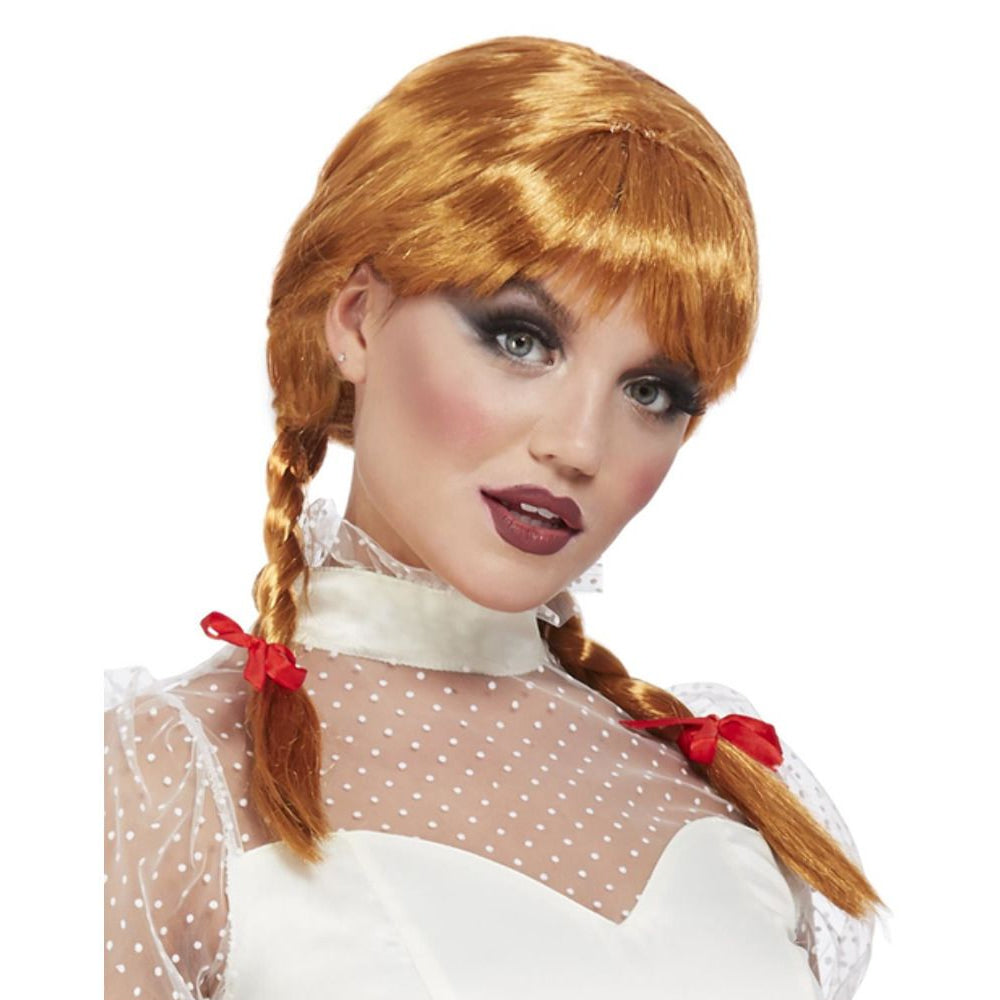 Porcelain Doll Wig Fancy Dress Accessories Party Packs