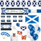 Standard St Andrew's Cross Theme Party Decoration Pack