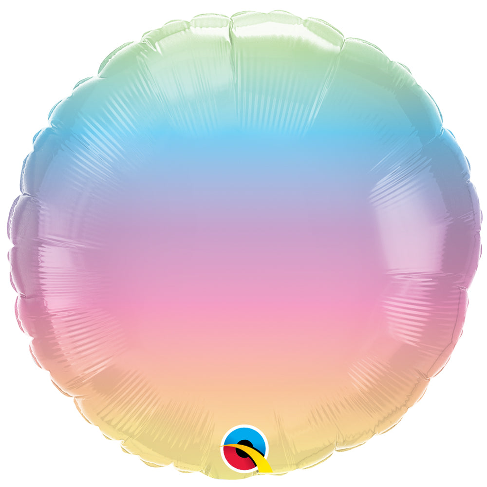 Pastel Ombre 18" Foil Balloon