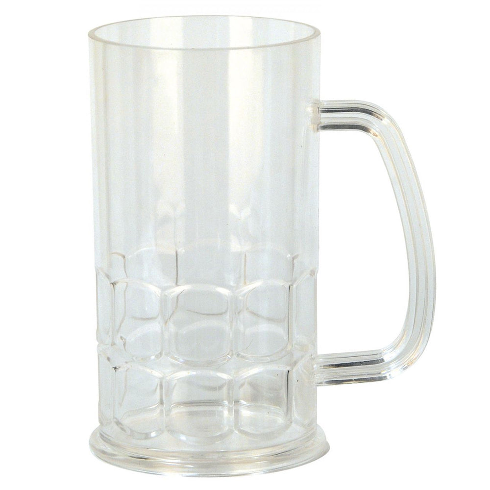Plastic Beer Mug with Handle - 480ml - 14cm