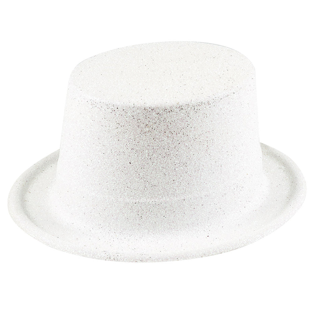White plastic sale top hat