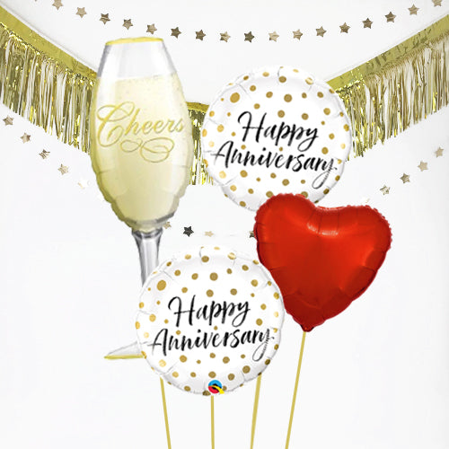 Anniversary discount balloon decorations