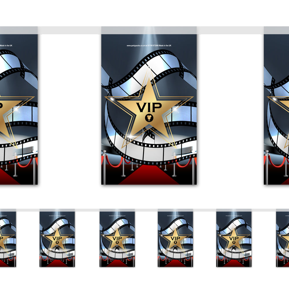 Awards Night 'VIP' Paper Flag Bunting Party Decoration - 2.4m