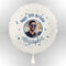 Glitz Blue Personalised Photo Balloon (not inflated)