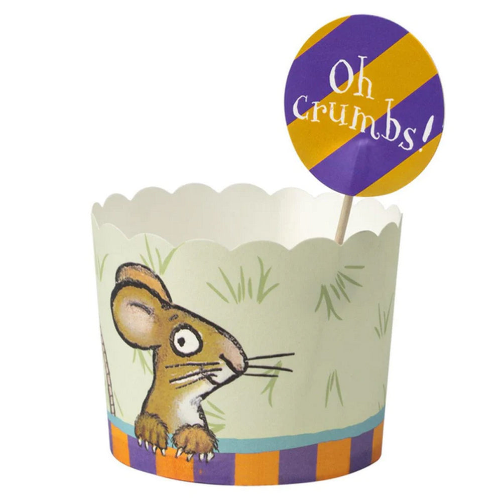 The Gruffalo Tableware Party Cake Cases and Toppers - Pack of 8