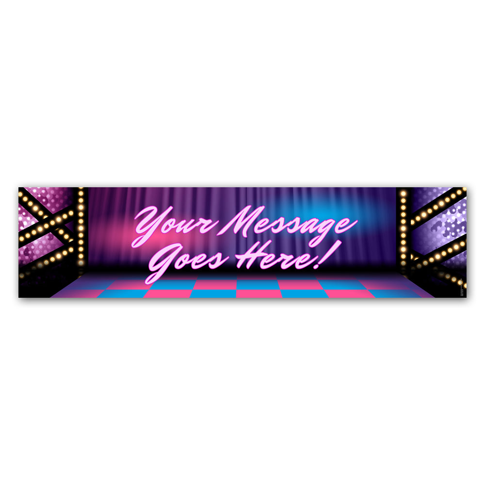 Drag Queen Personalised Banner Party Decoration - 1.2m