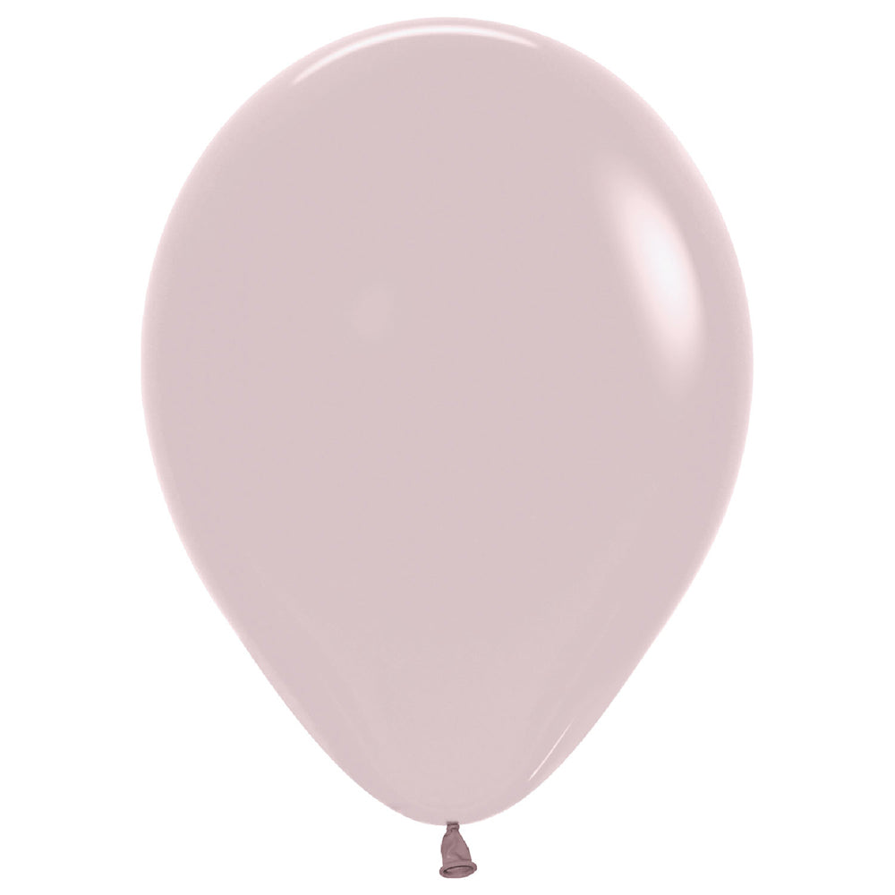 Pastel Dusk Rose Latex Balloons - Pack of 50 - 12"