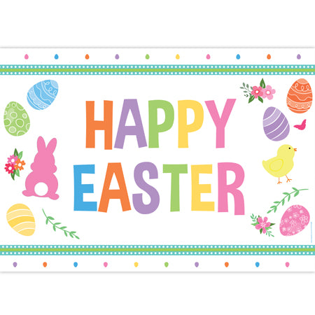 Easter Eggs Happy Easter Poster - A3 – Party Packs