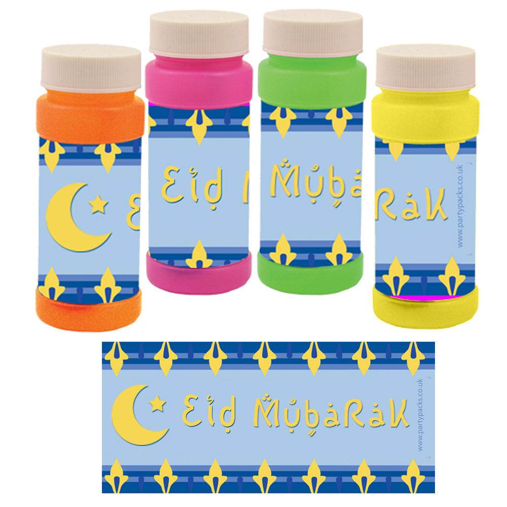 Eid Mubarak Bubbles Kit - Pack of 8