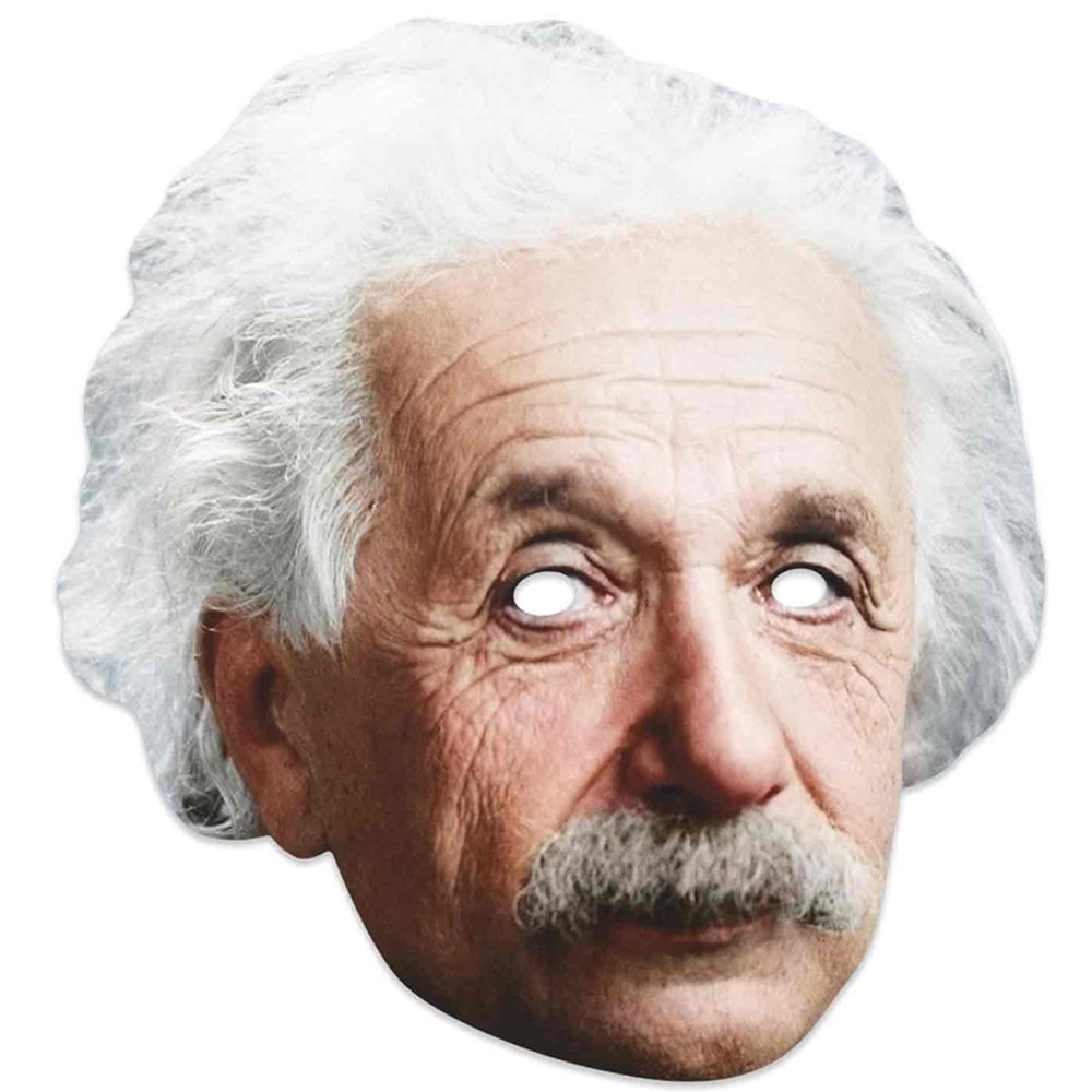 Albert Einstein Card Mask