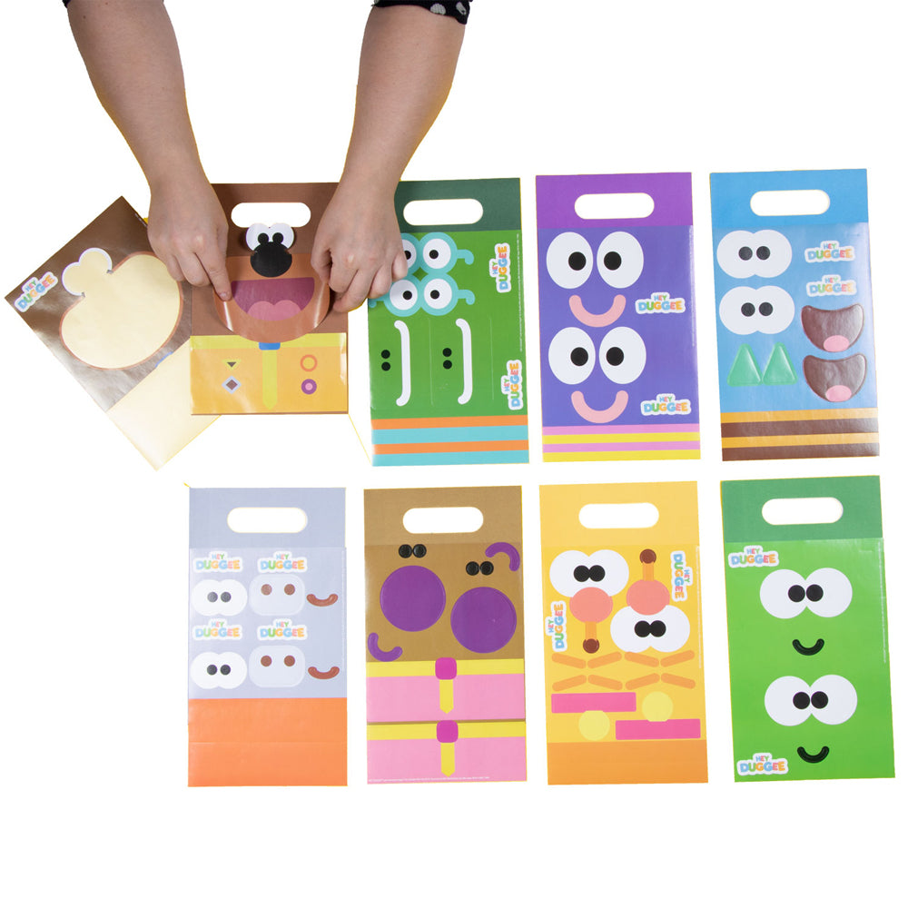 Hey Duggee Customisable Paper Party Bags - Pack of 8