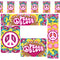 60's Hippie 'Peace & Love' Themed Decoration Pack