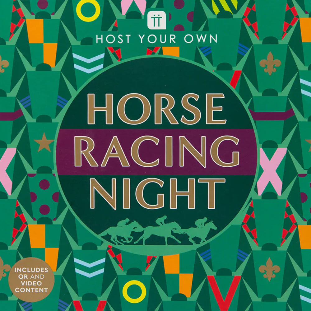 Cheatwell Games Host Your Own Race Night - Serata Di Gare In DVD Con 32 Emozionanti Corse - Gioco Da Tavolo Per Famiglia E Amici