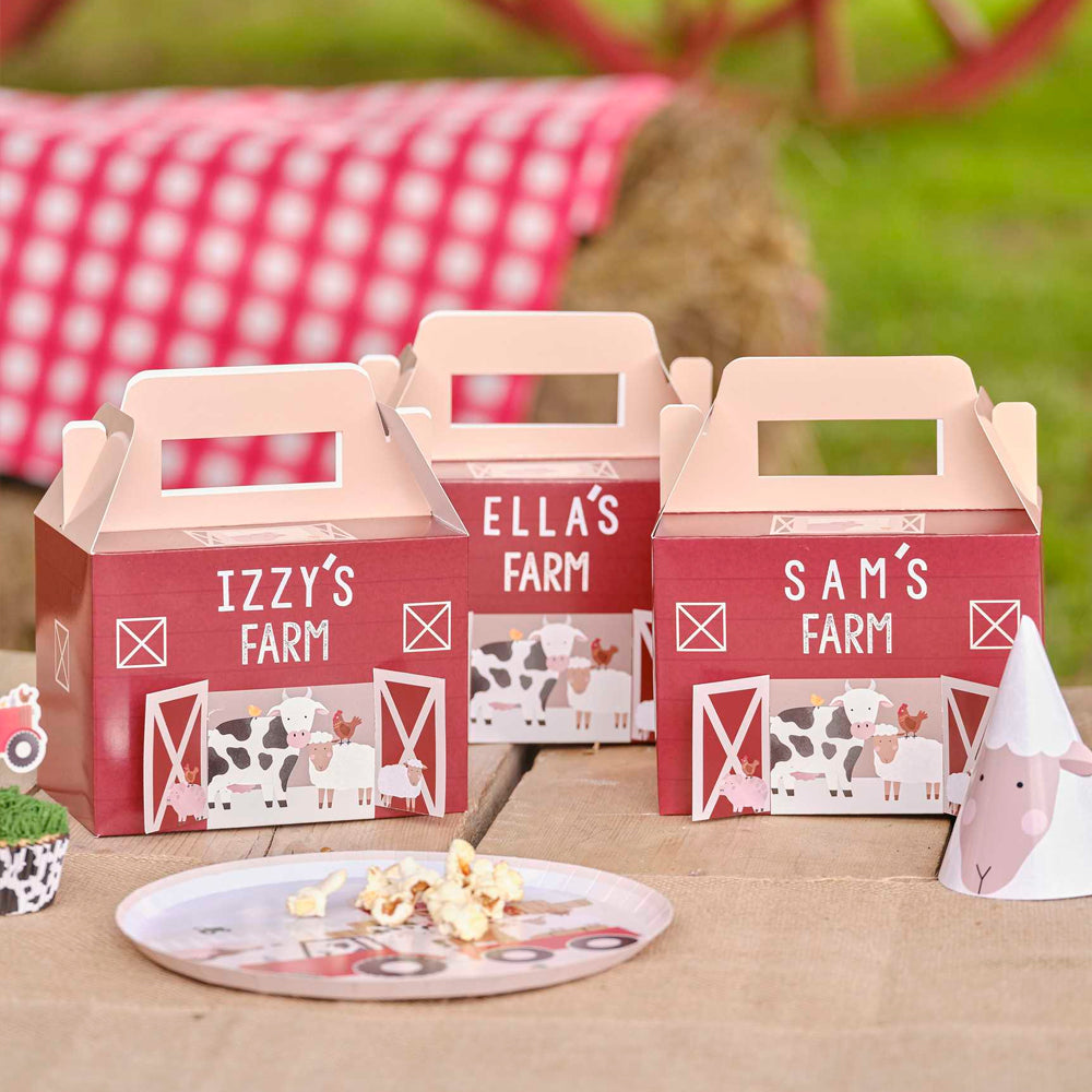 Customisable Barn Party Box - Pack of 5