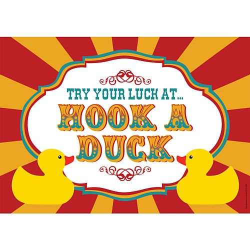 Fundraising HookADuck Sign A3 Party Packs