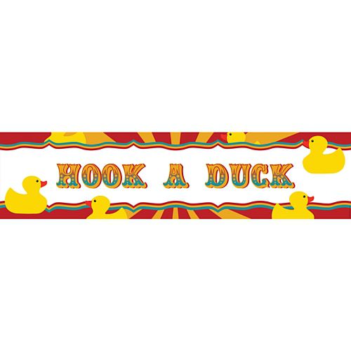 Fundraising Hook A Duck Banner 1.2m Party Packs