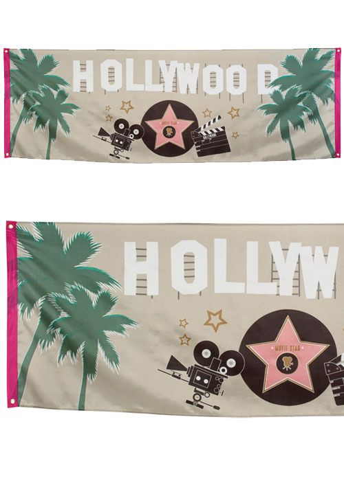 Hollywood Fabric Banner - 2.2m