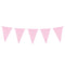 Pastel Pink Giant Outdoor Plastic Bunting - 10m