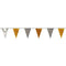 Metallic Gold and Silver Bunting - 28 Flags - 12m