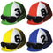 Jockey Helmet Cutouts - Assorted Designs - 35.6cm - Pack of 4