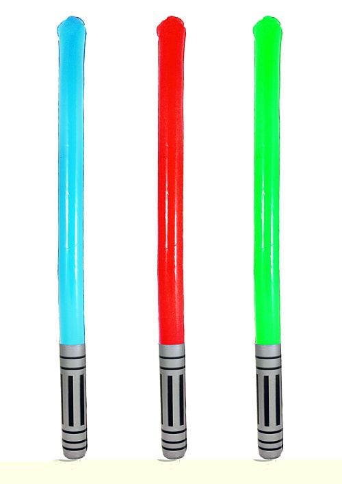Inflatable Lightsaber - Assorted Colours - 90cm - Each