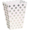 Silver Dots Treat Boxes - Pack of 8
