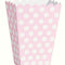 Pale Pink Dots Treat Boxes - Pack of 8