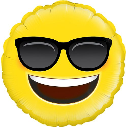 Cool Emoji Foil Balloon - 18"