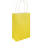 Yellow Paper Party Bags - 21cm - Each