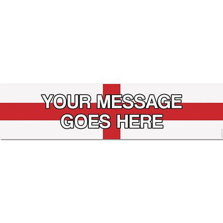 St. George's Cross Personalised Banner - 1.2m