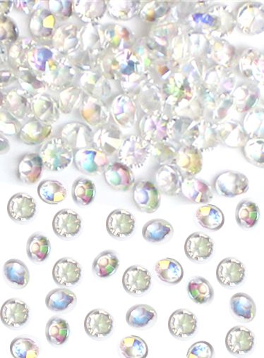 Iridescent Table Crystals 6mm - 28g Pack