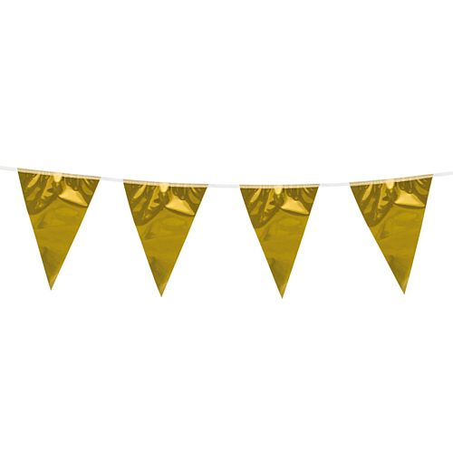 Gold Mini Foil Bunting - 3m