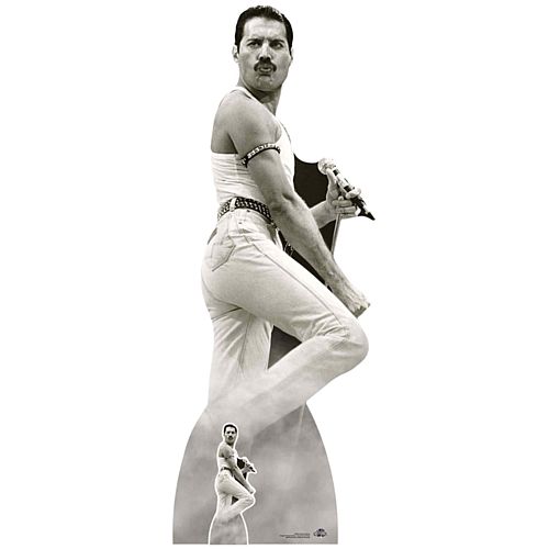 Freddie Mercury Live Aid Cardboard Cutout - 1.8m – Party Packs