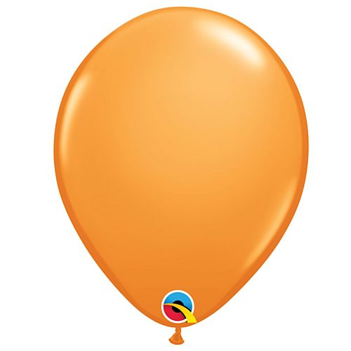 Orange Plain Colour Mini Latex Balloons - 5" - Pack of 10