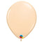 Blush Peach Plain Colour Mini Latex Balloons - 5