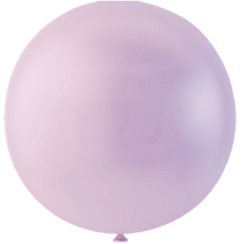 Pastel Lavender Giant Round Latex Balloons - 24" - Pack of 10