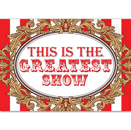 The Greatest Showman Circus Wall Poster Decoration - A3