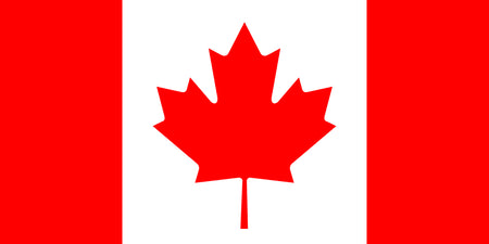 Canadian Polyester Fabric Flag 5ft x 3ft